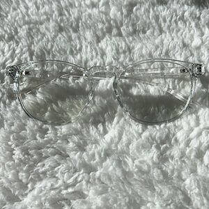 Clear Round Blue Light Glasses